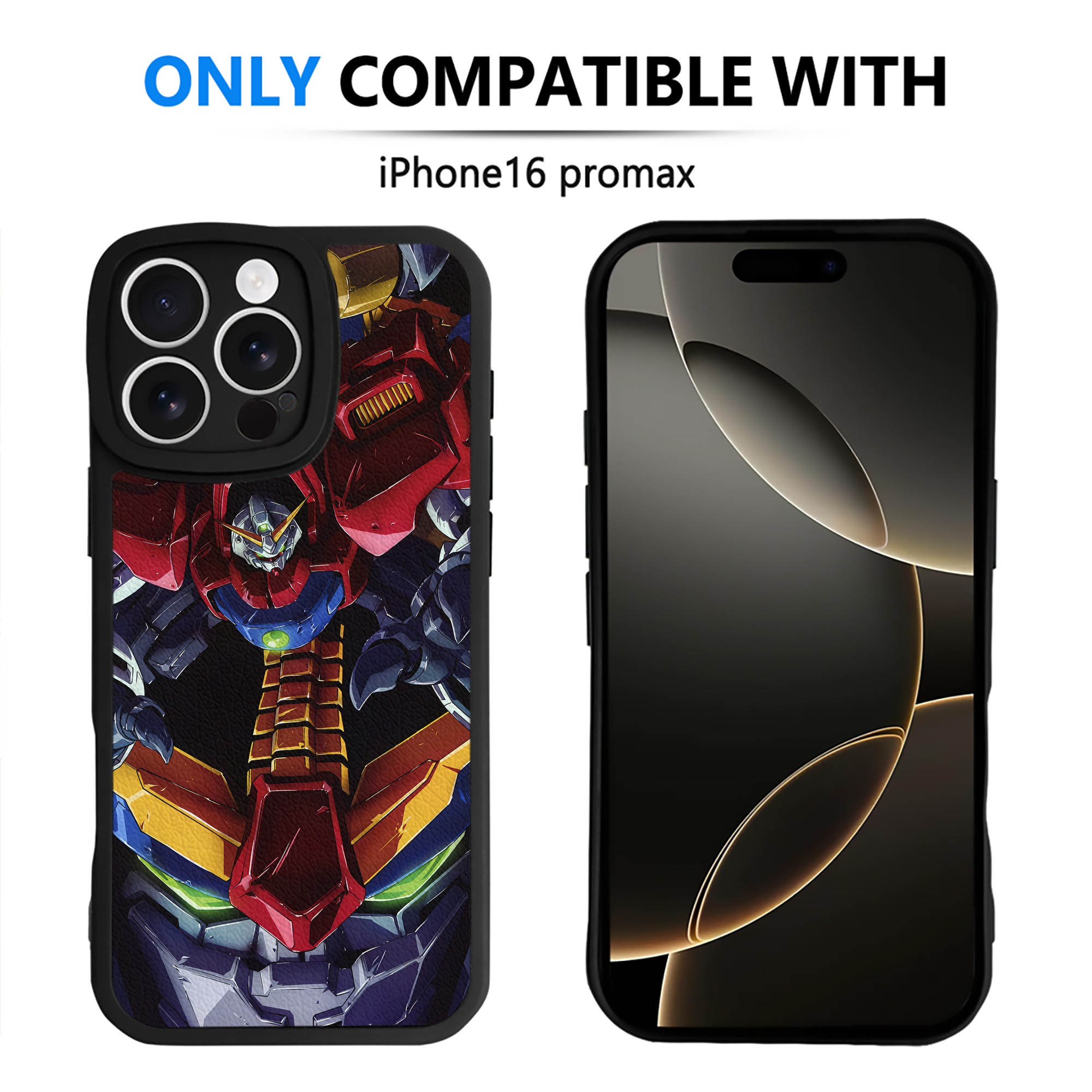 （画像用） 機動戦士ガンダム Mobile Suit Gundam 【iPhone 16シリーズ対応】シリコンスマホケース（レザー調） 材質：シリコン